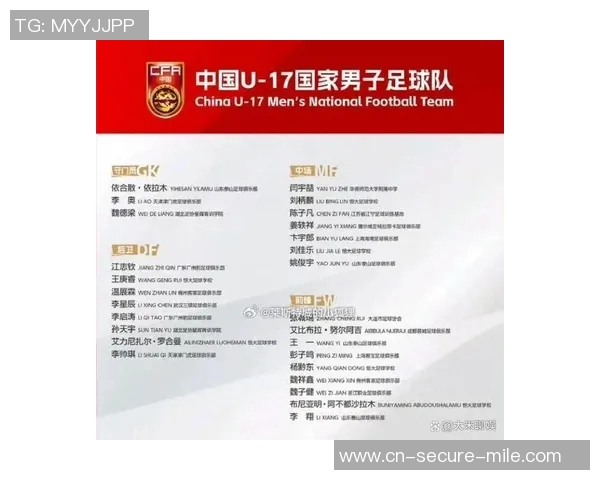 国足U17新星崛起展现潜力期待未来国际赛场的精彩表现